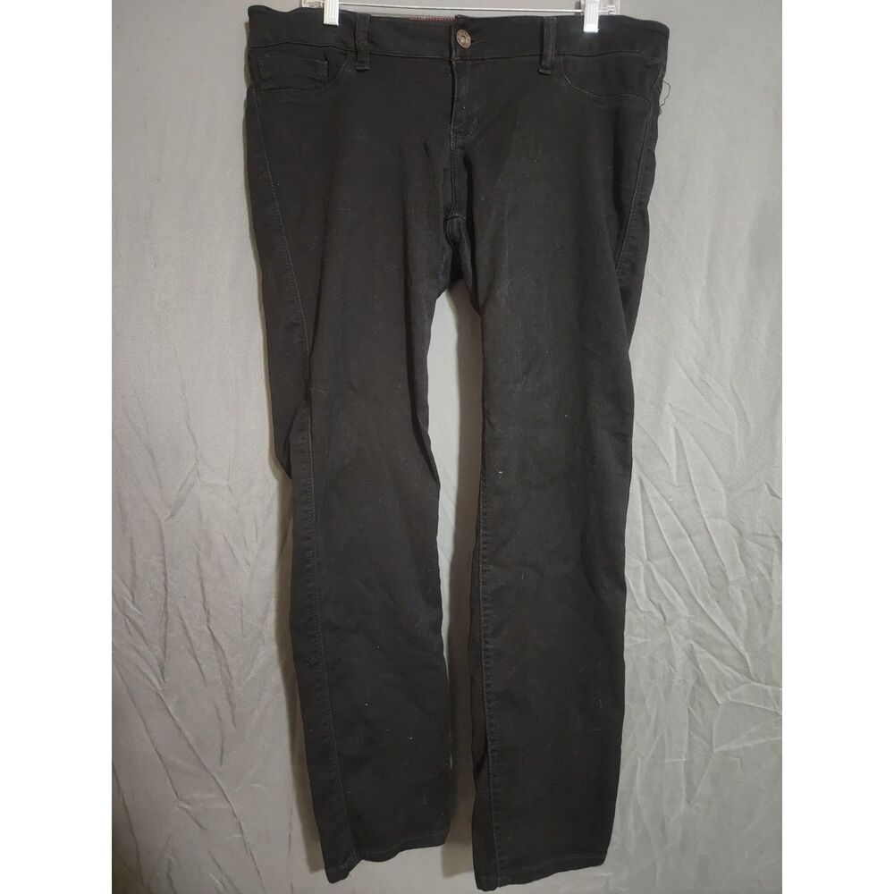 Reflex Premium Jeans Black Stretch Denim Skinny Jeans Size 15